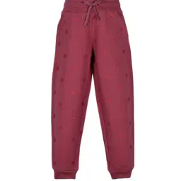 Plum Tree Kids Wine Embellished Joggers-image-26
