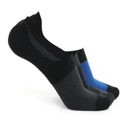 Crusset Multicolor Cotton Blend Shoe liners Socks - Set of 3-3