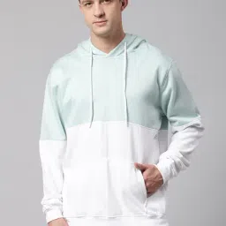Dennis Lingo Multi Regular Fit Colour Block Hooded Sweatshirts-16