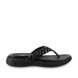 Metro Women's Black Thong Wedges-picture-19