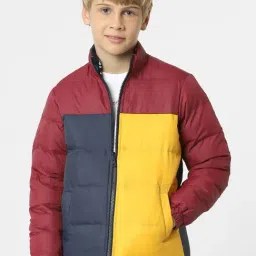 Jack & Jones Junior Multicolor Cotton Color Block Full Sleeves Jacket-image-76