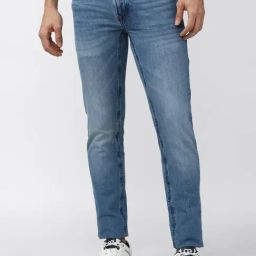 Peter England Jeans Denim Blue Regular Fit Jeans-image-47