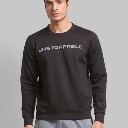 Parx Black Regular Fit Printed Sweatshirt-picture-30