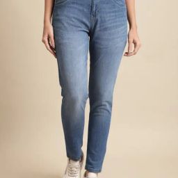 Cantabil Blue Regular Fit Mid Rise Jeans-image-46