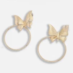Sohi Gold Plated Party Designer Stone Drop Earrings-image-97