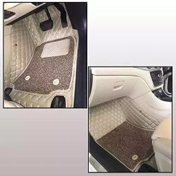 Auto Pearl Luxury Leatherite 7D Car Floor Mats Compatible with Ivtec 2011-image-65