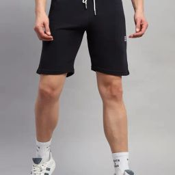 Rock.it Navy Blue Cotton Regular Fit Shorts-picture-30