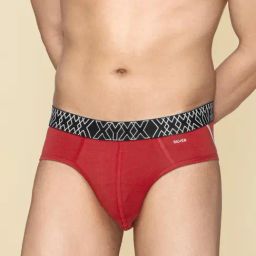 XYXX Rio Red Cotton Regular Fit Printed Briefs-picture-31