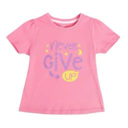 Miniklub Girls Pink Printed Regular Fit Knit Top-picture-13