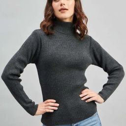 RVK Grey Slim Fit Sweater-image-48