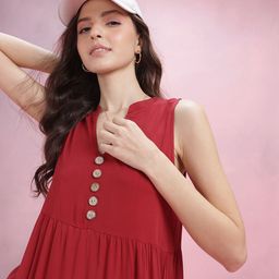 DressBerry Tiered A-Line Midi Dress-image-92