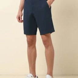 U.S. Polo Assn. Blue Cotton Slim Fit Shorts image 3