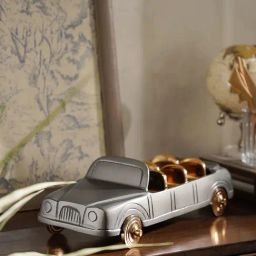 Pure Home and Living Grey Aluminium Decorative Car Showpiece-image-37