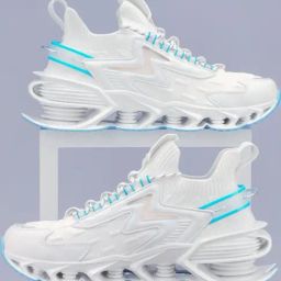 Atom Men's Spring Edge Alpha 1 White Running Shoes-11