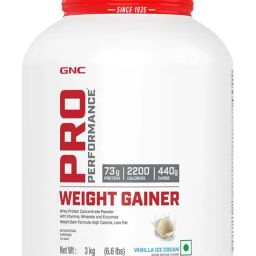 GNC Pro Performance Weight Gainer | 73g Protein Vanilla Ice Cream Post-Workout Powder - 3 kg-42