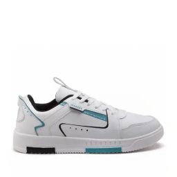 Asian Men's White & Turquoise Casual Sneakers-image-63