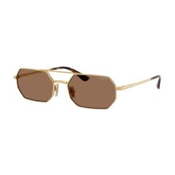 Vogue Eyewear In Vogue Brown Irregular UV Protection Sunglasses for Women-34