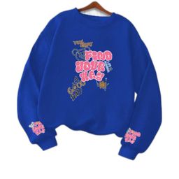 Joggers Park Kids-Unisex Blue Cotton Sweatshirts-image-99