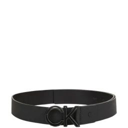 CALVIN KLEIN Black Smooth Leather Belt-image-86