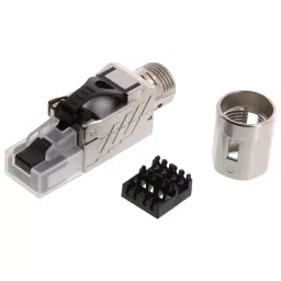 L-COM RJ45 CONN, PLUG, 8P8C, 1PORT, CAT8, TSPFTC8S-13
