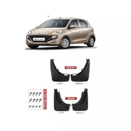 Automoto Cup Type Mud Flaps Splash Guard Front & Rear for Santro 2018 All Models (Set of 4)-48