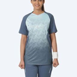 Flx by Decathlon Storm Grey Print Cricket Polo-image-29