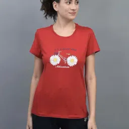 Dollar Rust Cotton Printed Sports T-Shirt-15