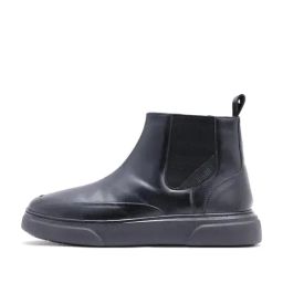 Rare Rabbit Men's Black Chelsea Boots-image-94