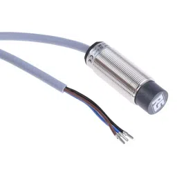 RS PRO Inductive Barrel-Style Proximity Sensor M18x1 12 mm Detection PNP 10-30 V DC, 208207-5