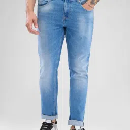 Spykar Blue Slim Fit Jeans-picture-14