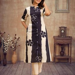 OZIA Floral Printed Cotton Kurta-picture-27