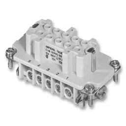 AMPHENOL SINE/TUCHEL INSERT, FEMALE, SCREW, 500V, 10+PE, C146 10B010 102 1-13