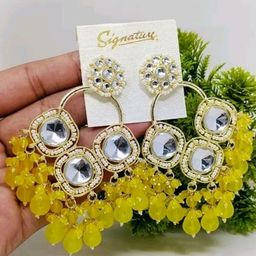 TANLOOMS Floral Chandbalis Earrings-49