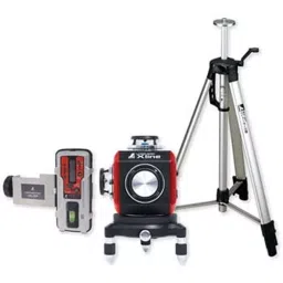 Shinwa Rules X Line Laser Robo Level Machine Red with Receiver & Tripod Set 127x182x188 mm, 80031297-13