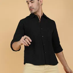 Stylecast X Kotty Spread Collar Checked Casual Shirt-image-50