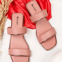 BIZZARO Women Synthetic Leather Open Toe Flats-image-17