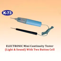 Kundip Mini Continuity Tester with button Cell for Light and Sound, K-73 image 2