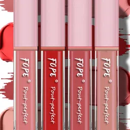 FOPE Pout Perfect Set Of 4 Long Lasting Matte Liquid Lipstick - 4ml Each - 02 03 11 12-12
