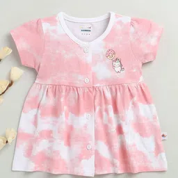 BUMZEE Tie and Dye Dyed A-Line Dress-image-71