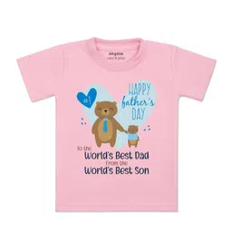 Arvesa Kids Typography Printed Short Sleeves T-shirt-picture-6