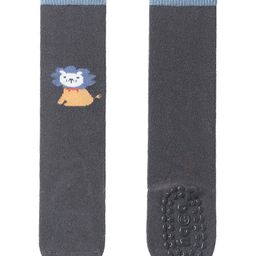 SYGA Non Slip Knee Length Cotton Trainer Socks - Grey-image-67