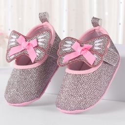 Cute Walk by Babyhug Booties Bow Applique - Pink-picture-14