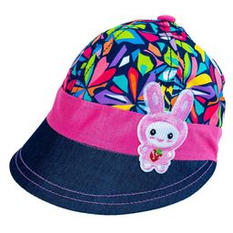FS Kids Kitty Applique Detail Summer Beach Cap - Pink-picture-26