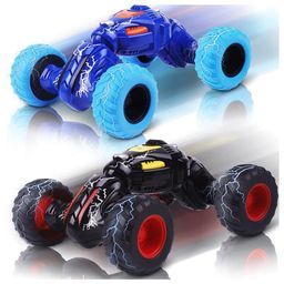 AKN TOYS DTX Telescopic Car Toy Double Sided Pull Stunt Action Car, Speed for Kids Pack of-2 ( Color May Vary)-image-12