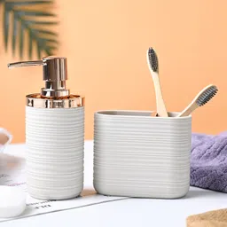 voncasa VON CASA Bathroom Set - Light Beige 240 ml-picture-0