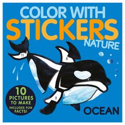 Color with Stickers: Ocean Sticker Book By Jonny Marx- English-48