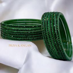 PRIYA KANGAN Zircon Glass Bangle-image-3