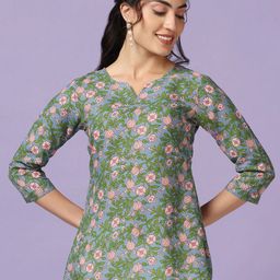 Moda Rapido Women Floral Printed V-Neck Top-picture-39