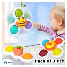 FunBlast Fidget Baby Spinner Toy  Pack of 3 (Pop A Spin) image 2