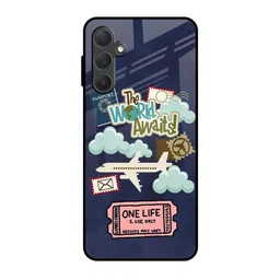 QRIOH Floral Printed Samsung Galaxy M54 5G Back Case Mobile Accessories-image-51